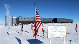 NREL researchers are experimenting with adding wind and photovoltaic solar energy systems at the Amundsen-Scott Research Station at the South Pole. 