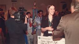 Kay Aull, 2003 National Science Bowl® Champion. 