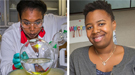 Jasmine Hatcher's work in Brookhaven's Medical Isotope Research and Production Program focuses on extracting Actinium 225, a rare radioactive element that can be used in cancer radiation therapy.