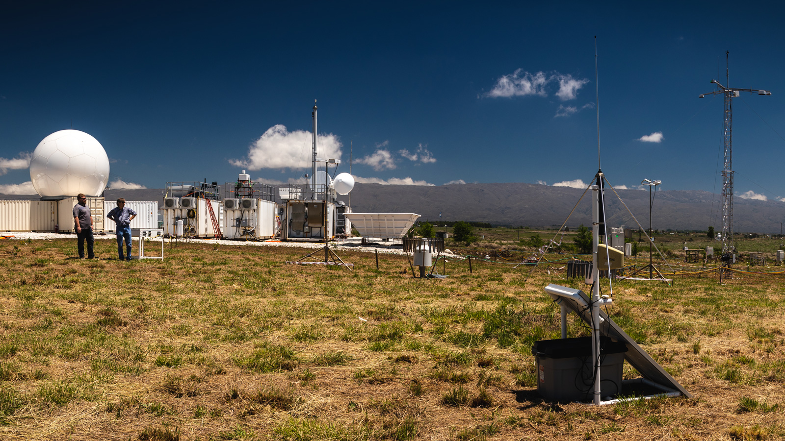 The ARM Climate Research Facility (Image courtesy of the U.S. Department of Energy Atmospheric Radiation Measurement (ARM) Research Facility, Jason Tomlinson.)