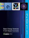 Basic Energy Sciences FY 2011 Research Summaries brochure cover