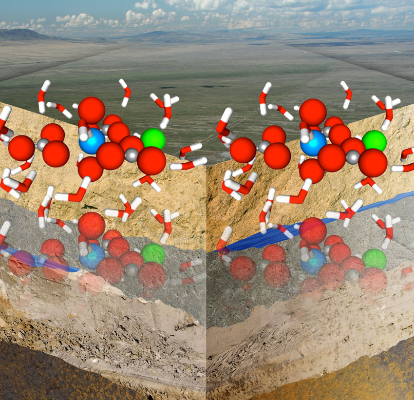 Computational modeling of uranium oxide ions with aluminum oxide