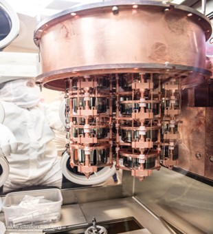 Final assembly of germanium radiation detectors for the MAJORANA DEMONSTRATOR in 2015. These detectors produced a low-background, “quiet” data set that researchers used to search for signs of dark matter and other physics beyond the Standard Model.